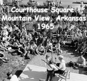 Courthouse Square, Mountain View, Arkansas - 1965